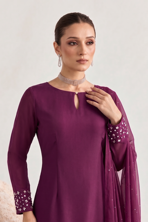 Amethyst – 3 Piece Sheesha Silk Set