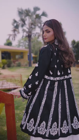 Surmai - Hand Embroidered Chikankari