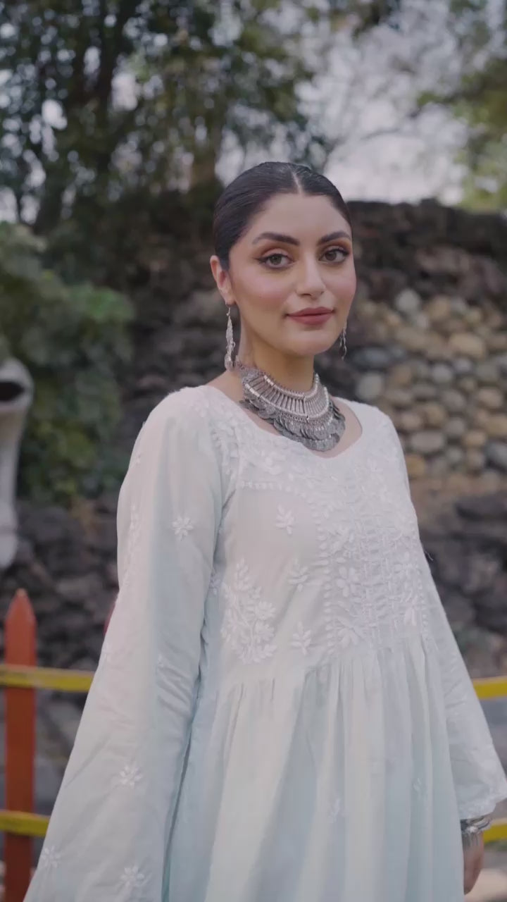 Kesar - Hand Embroidered Chikankari