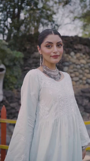 Kesar - Hand Embroidered Chikankari