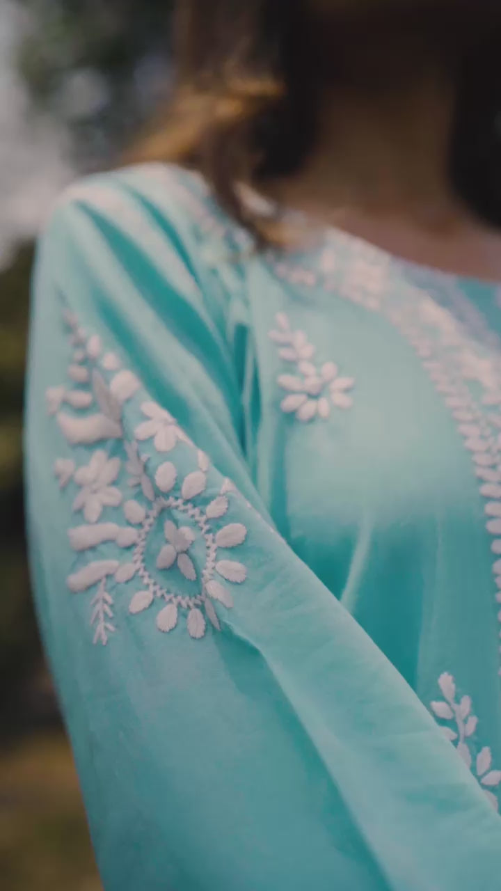 Nur Jahan - Hand Embroidered Chikankari