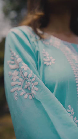 Nur Jahan - Hand Embroidered Chikankari
